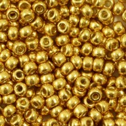 Miyuki rocailles kralen 8/0 - Duracoat galvanized yellow gold 8-4203